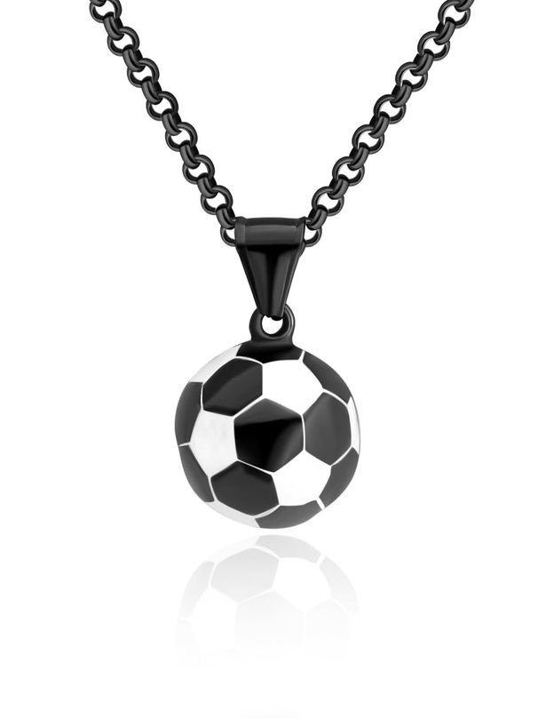 Men's Jewelry Football Baseball Rugby Pendant Necklace Personalized Stainless Steel 3D Ball Sports Chain Female_ipsvogv.com