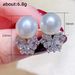 New Trend Earrings Baroque Pearl Zircon Earrings with Advanced Sense and Versatile Commuter Earrings_ipsvogv.com