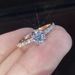 Sanjie simple S925 silver plated simulated zircon ring, please order a wedding ring_ipsvogv.com