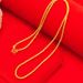 Vietnam Sand Couple Necklace 2/3/4/5mm Fried Dough Twists Gold Plated Twisted Rope Chain Men's And Women's Necklaces_ipsvogv.com