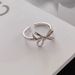 Bow Women's Light Luxury, Open Mouth Index Finger Ring, Niche Design, Simple And High-end Accessories, Gifts_ipsvogv.com