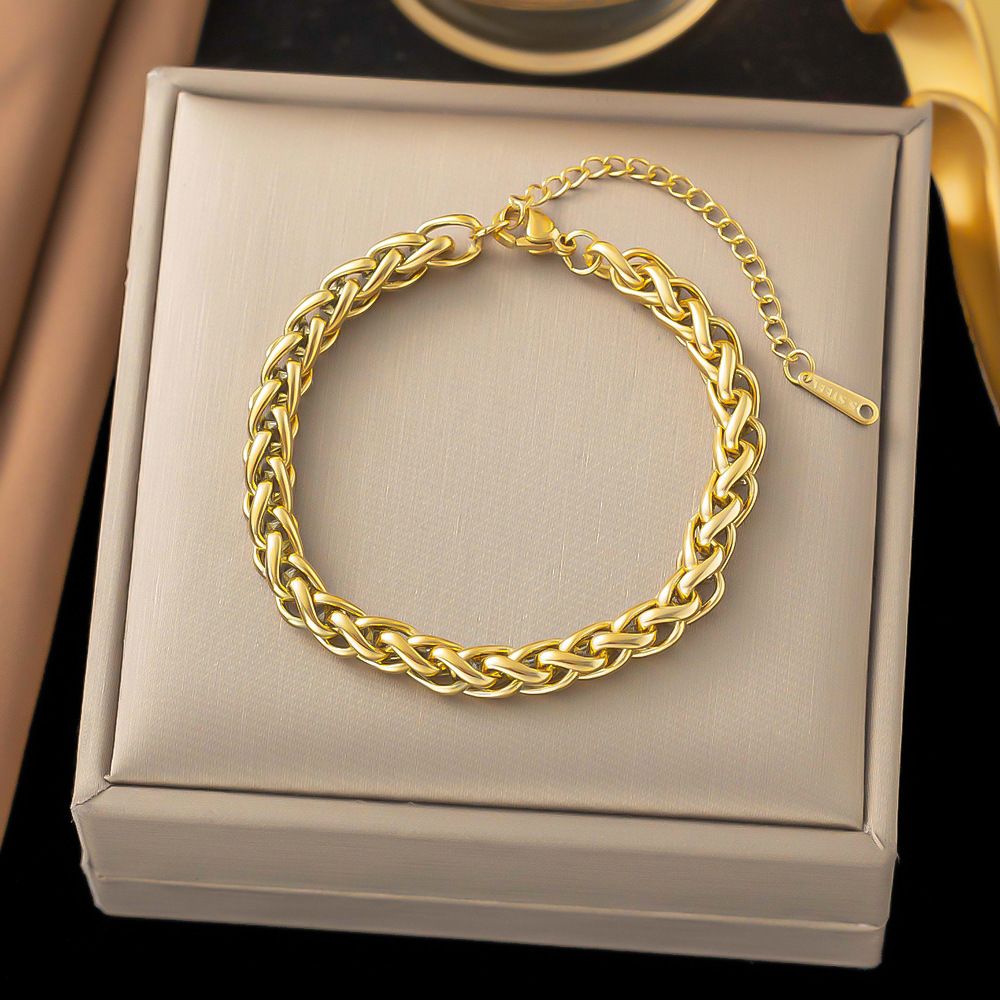 Minimalist Round Bead Snake Bone Necklace For Women's Korean Version Short Plain Bare Collarbone Chain Instagram Popular_ipsvogv.com