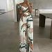2023 Women's Fashion One Shoulder Print Temperament Commuter Casual High Waist Jumpsuit Women_ipsvogv.com