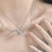 S Silver Necklace, Women's Tassel, Zircon, Niche Fashion Temperament, Ins High-end, Light Luxury, Versatile Accessories,_ipsvogv.com