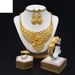 Cross-border Dubai Bridal Necklace Ring Earrings Bracelet Four Piece Set Indian Hot Selling Jewelry Set Wholesale_ipsvogv.com