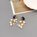 Super Immortal Freshwater Pearl Baroque Tassel Light Luxury Long Natural Lapis lazuli Personalized Earrings for Women_ipsvogv.com