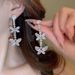 Zircon Butterfly Tassel Necklace Earring Set, Fashionable And Luxurious Design, Collarbone Chain, Banquet Dress_ipsvogv.com