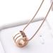 Simple temperament titanium steel men's pendant necklace does not fade trendy neutral women's clavicle advanced snake bone chain accessories_ipsvogv.com