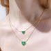 Rose Quartz Love Necklace Female S925 Silver Light Luxury Niche Can Be Stacked Heart Shaped Clavicle Chain Pink Pendant Ins Style_ipsvogv.com