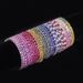 Rainbow Color Mixed Gemstone Bracelet 3/4/5mm Tennis Chain S925 Sterling Silver Inlaid Cultured Ruby Bracelet_ipsvogv.com