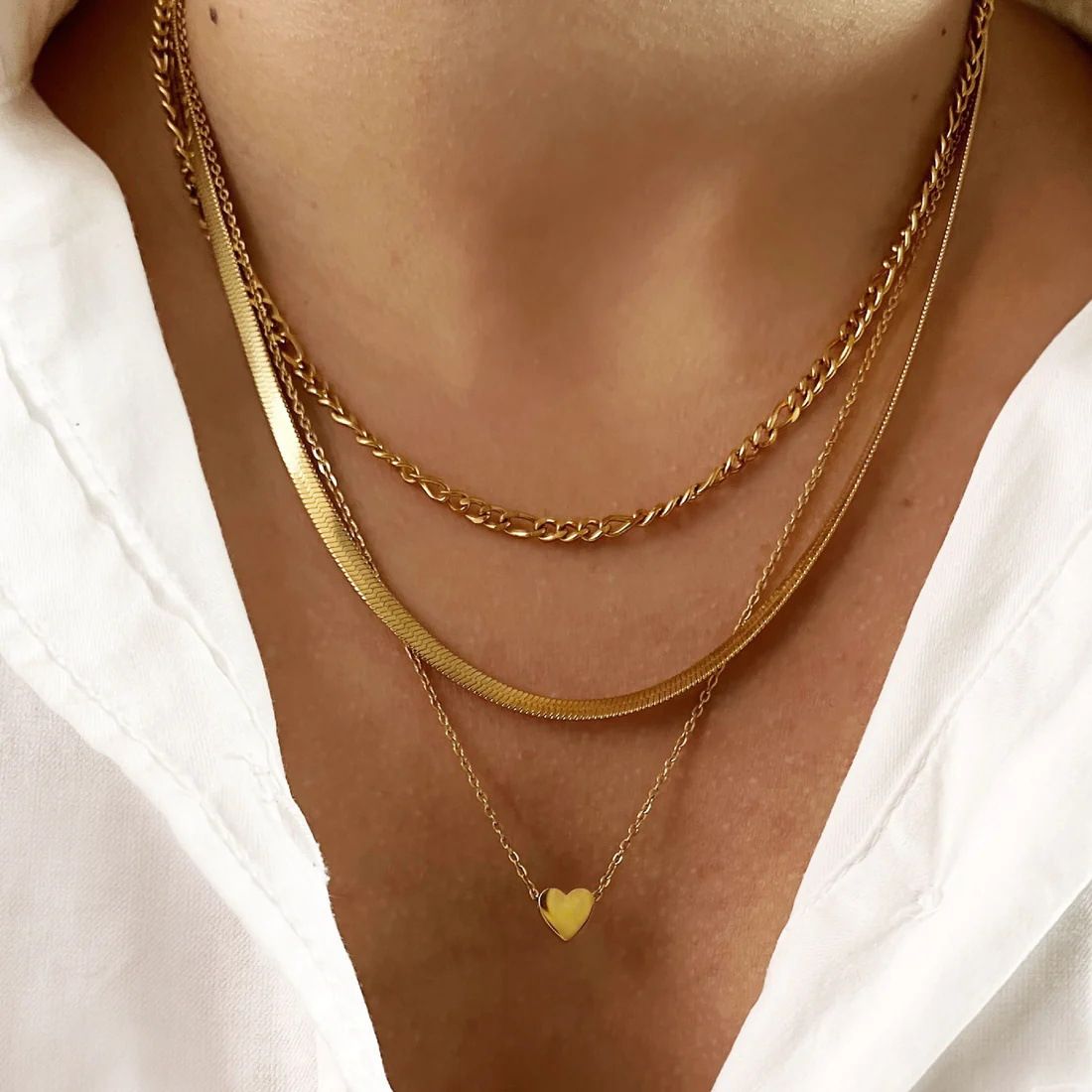 Exaggerated personality cross pendant clavicle chain light luxury multi-layer stacked niche Jewelry necklace_ipsvogv.com