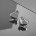 Unisex Retro Real Gold Electroplated Titanium Steel Fan Shaped Fine Polished Earrings_ipsvogv.com
