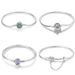 Women's Jewelry Copper Plated S925 Silver Bracelet Four Leaf Clover Dream Catcher Snake Bone Chain Bead Pendant_ipsvogv.com