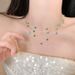 Princess~Starry Sky, Banquet Tassel, Zircon Necklace, ! Women's Light Luxury, High End, Stacked Clavicle Chain, Exquisite_ipsvogv.com