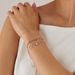 Women's Jewelry Fashionable And Compact Double Layer Single Diamond Stainless Steel Jewelry Rose Gold Plated Women's Titanium Steel Bracelet_ipsvogv.com