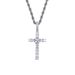 Hip Hop New Skull Cross Pendant Hip Hop Fashion Trend Couple Necklace_ipsvogv.com