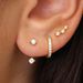 Women's Jewelry Fashion Zircon Copper Earrings 3 Piece Set Temperament Light Luxury_ipsvogv.com