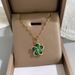 【 】 Rotating Flower Fashion Light Luxury Charm Gorgeous Full Diamond Necklace Women's Versatile Clavicle Chain Titanium_ipsvogv.com