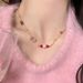 New Chinese Style Colorful Natural Stone Crystal Bead Necklace With A Sense Of Luxury, Temperament, Niche Design. Collar_ipsvogv.com
