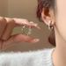 Light luxury high sense of circle pearl earrings female retro temperament simple everything loop ear buckle niche design earrings_ipsvogv.com