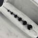 Unisex classic round single zircon men's earrings simple four claw black stone hip hop earrings hot selling jewelry_ipsvogv.com