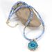 4mm Round Beads Green Fluorite Aquamarine Natural Stone Necklace Clavicle Chain Simple And Versatile_ipsvogv.com