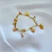Sea animal starfish designer bracelet for women girls shine diamond nature pearl bamboo chain love four star fish cute_ipsvogv.com