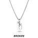 hot selling stainless steel ins cold style 26 letter necklace does not fade men's trendy simple titanium steel jewelry_ipsvogv.com