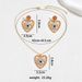 2024 New Love Diamond Hip Hop Style Necklace Earring Set Angel Eye Niche Earrings Versatile Clavicle Chain_ipsvogv.com
