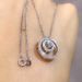 Cao Shi's Live Broadcast Hollowed Out Full Diamond Smart Pendant Necklace Chain (with Ordinary O-shaped Chain)_ipsvogv.com