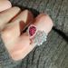precious Women, Pearlescent High-end For With Feel And A Light Luxury Niche Design. Inlaid Zircon Pigeon Blood Red Food Women, Design._ipsvogv.com