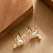 Fashionable Exquisite Diamond Inlaid Zircon Swan For Women, Light Luxury, Sweet And High-end Silver Needle Earrings_ipsvogv.com