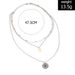 New Fashion Jewelry Personalized Shell Ball Sun Multi Layered Necklace_ipsvogv.com