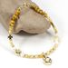 3 Cm Yellow Amber Zircon Shell Jute Natural Stone Bracelet Necklace Niche Ins Maillard Style_ipsvogv.com
