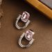 Real Gold Electroplated Atmospheric Diamond Inlaid Zircon With Feminine Temperament, Fashionable And High-end Silver_ipsvogv.com