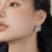 Women's Jewelry Retro Diamond Flower Earrings Light Luxury High End Design Exquisite Fashion Texture Personality Earrings_ipsvogv.com