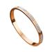 Kaga Man Tian Titanium Steel For Women's Light Fashion Colorless Female Bracelet Jewelry_ipsvogv.com