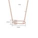 Unisex new fashion hollow zircon pendant necklace female 3 color pin personality clavicle chain hot selling jewelry_ipsvogv.com