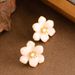 French Antique Style Diamond Studded Drip Oil Enamel Glaze Three-dimensional Flower For Women With A Niche Design,_ipsvogv.com