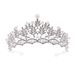 Fashion retro atmosphere pearl crown headdress necklace three piece accessories bride wedding dress princess crown_ipsvogv.com
