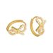 Earrings sterling silver K gold plated earrings female bow zircon earrings High sense earrings temperament_ipsvogv.com