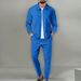 Men's Clothing 2025 New Autumn Style Youth Waffle Zipper Pocket Lapel Slim Cardigan Men's Jacket Suit_ipsvogv.com