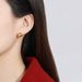 Sterling Silver Korean Style Niche Design Sense Lantern Earrings Fashionable INS Style Texture Women's High-end Sense Ear Jewelry_ipsvogv.com