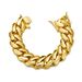 Hip Hop Men's Stainless Steel Cuban Chain Bracelet New Dragon Head Clasp 8/10/12/14/16/18/20/22mm_ipsvogv.com