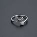 Unisex Temperament Sweet Love Love Diamond Zircon CZ Ring Opening Adjustable Female Light Luxury Style Hand Jewelry_ipsvogv.com