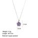 New Purple Colorful Shell Necklace For Women, With A High-end And Niche Design. Ins Style Micro Inlaid Exquisite_ipsvogv.com