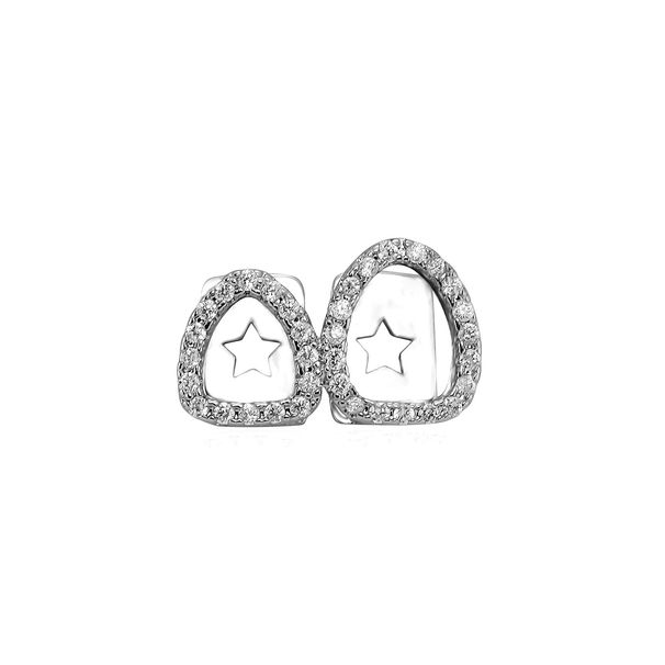 Unisex Jewelry Fashion Double hollow love gold teeth hip hop rap flash diamond braces personalized dentures decorationHIPHOP tooth_ipsvogv.com