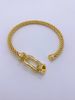 Fashion High-level Micro Set Zircon Two Color Fried Dough Twists Braid Bracelet Jewelry_ipsvogv.com