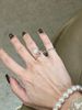 Water Droplet Shaped Zircon With Super Sparkling Fashion, High Aesthetic Value, Cool Atmosphere. The Index Finger Ring_ipsvogv.com