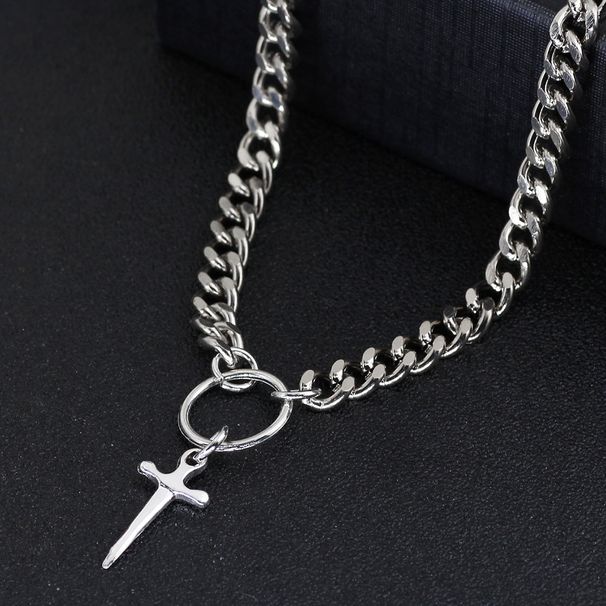 Personalized And Versati Cross Necklace, Minimalist Punk Hip-hop Men's Personalized Accessories, Necklaces Are_ipsvogv.com